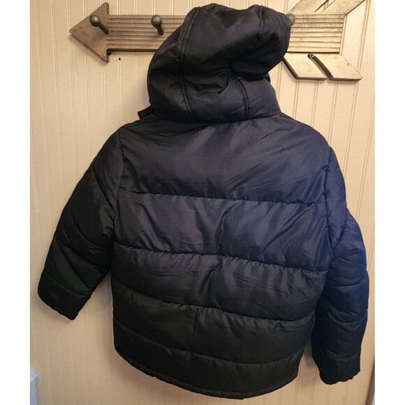 Minus Zero Boys Quilted Blue Black Puffer Jacket Coat Size S(8) - Picture 5 of 12